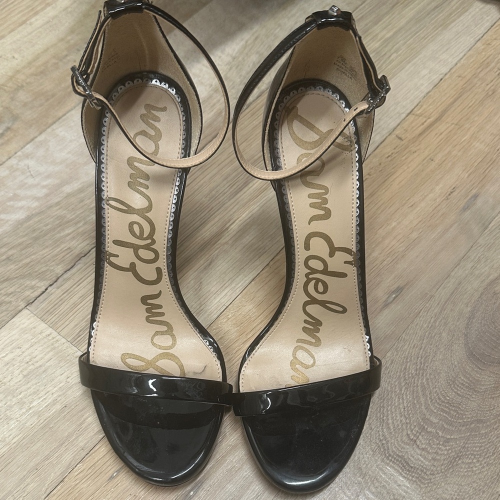 Sam Edelman Black Patent Heels